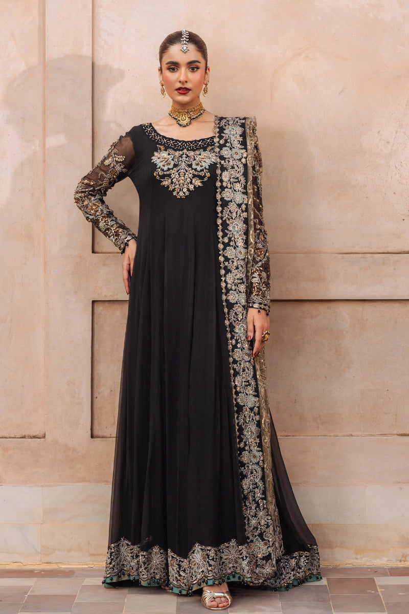 EMBROIDERED CHIFFON - FW25-006 - UNSTITCHED Mishaans EMBROIDERED CHIFFON - FW25-006 - UNSTITCHED Mishaans