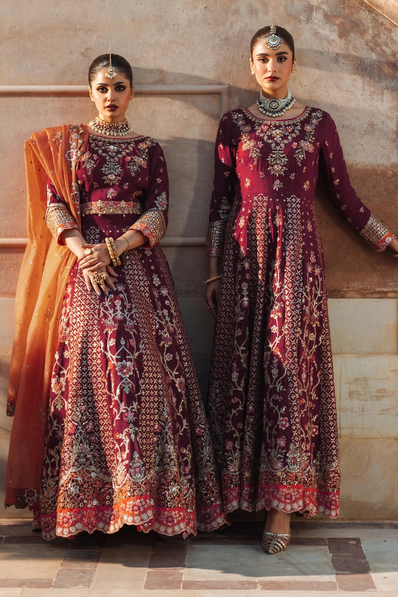 EMBROIDERED SILK - FW25-005 - UNSTITCHED