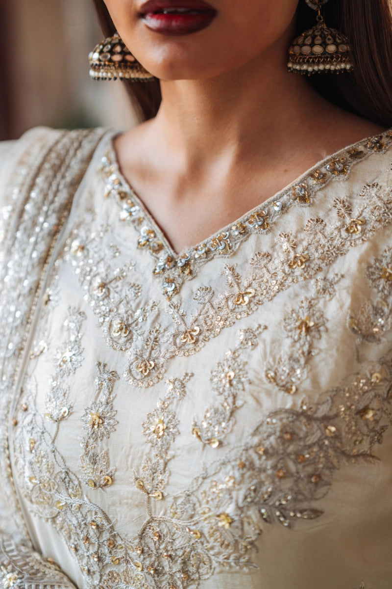 EMBROIDERED SILK - FW25-004 - UNSTITCHED