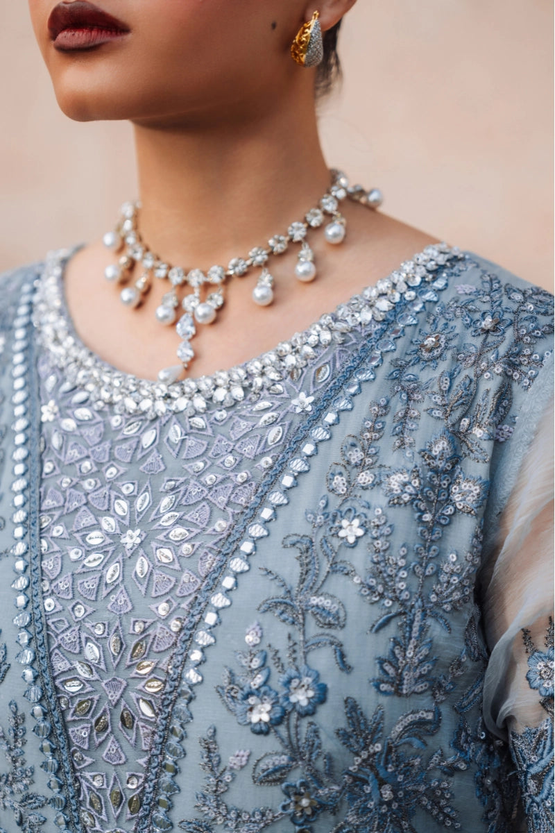 EMBROIDERED CHIFFON - FW25-007 - UNSTITCHED