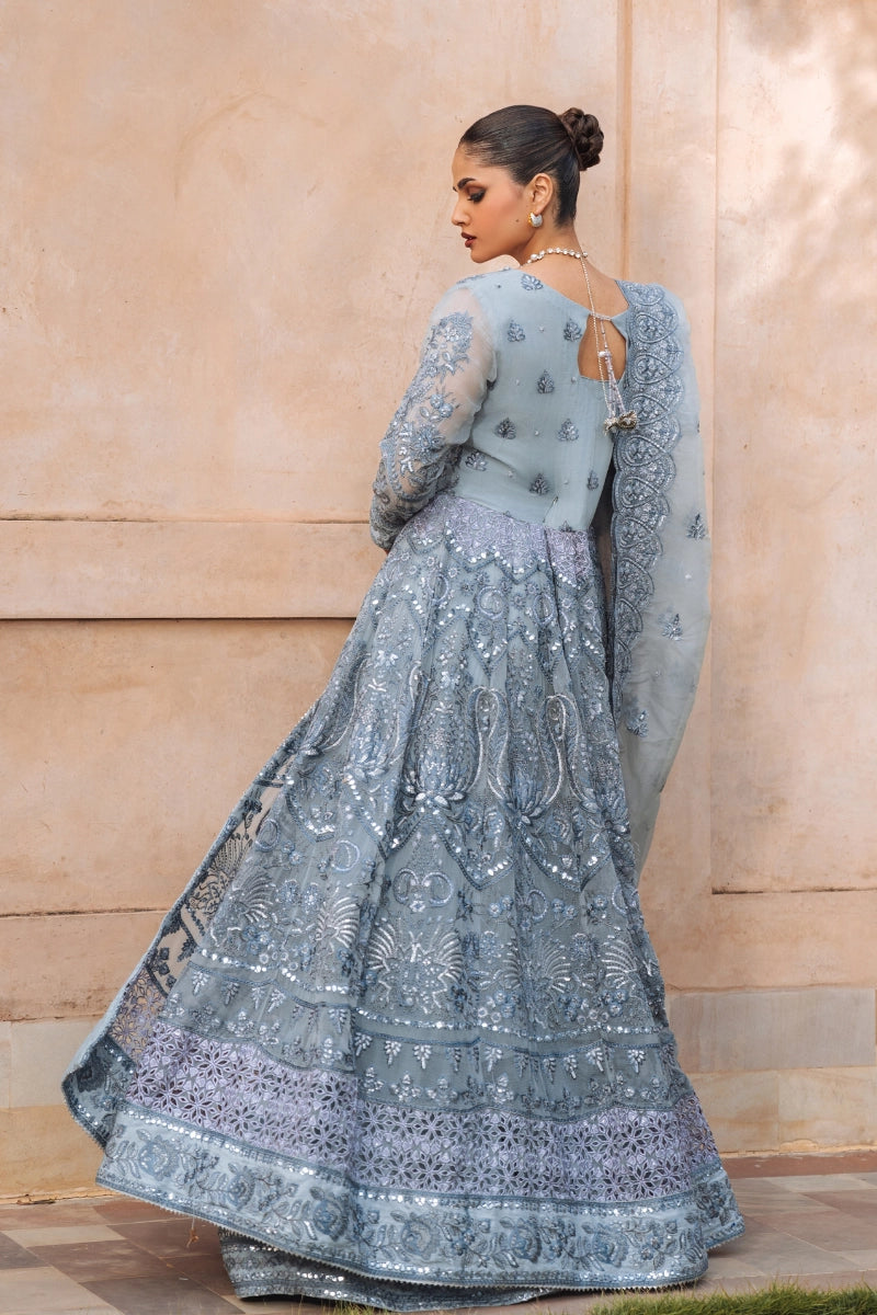 EMBROIDERED CHIFFON - FW25-007 - UNSTITCHED