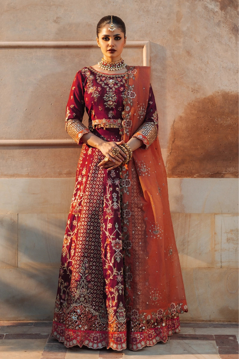 EMBROIDERED SILK - FW25-005 - UNSTITCHED