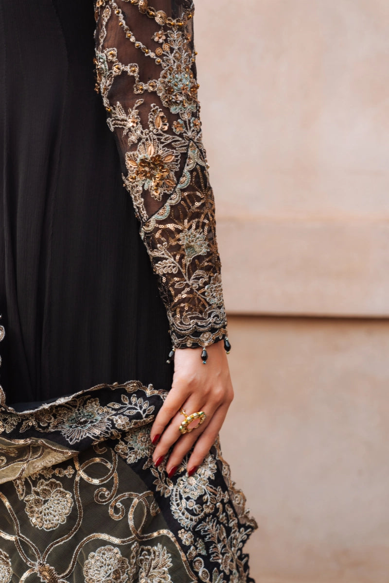 EMBROIDERED CHIFFON - FW25-006 - UNSTITCHED