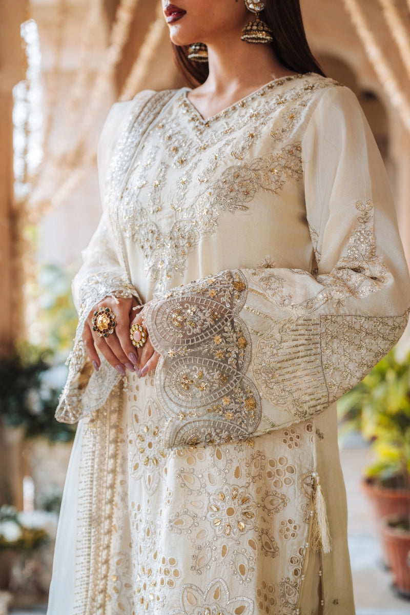 EMBROIDERED SILK - FW25-004 - UNSTITCHED