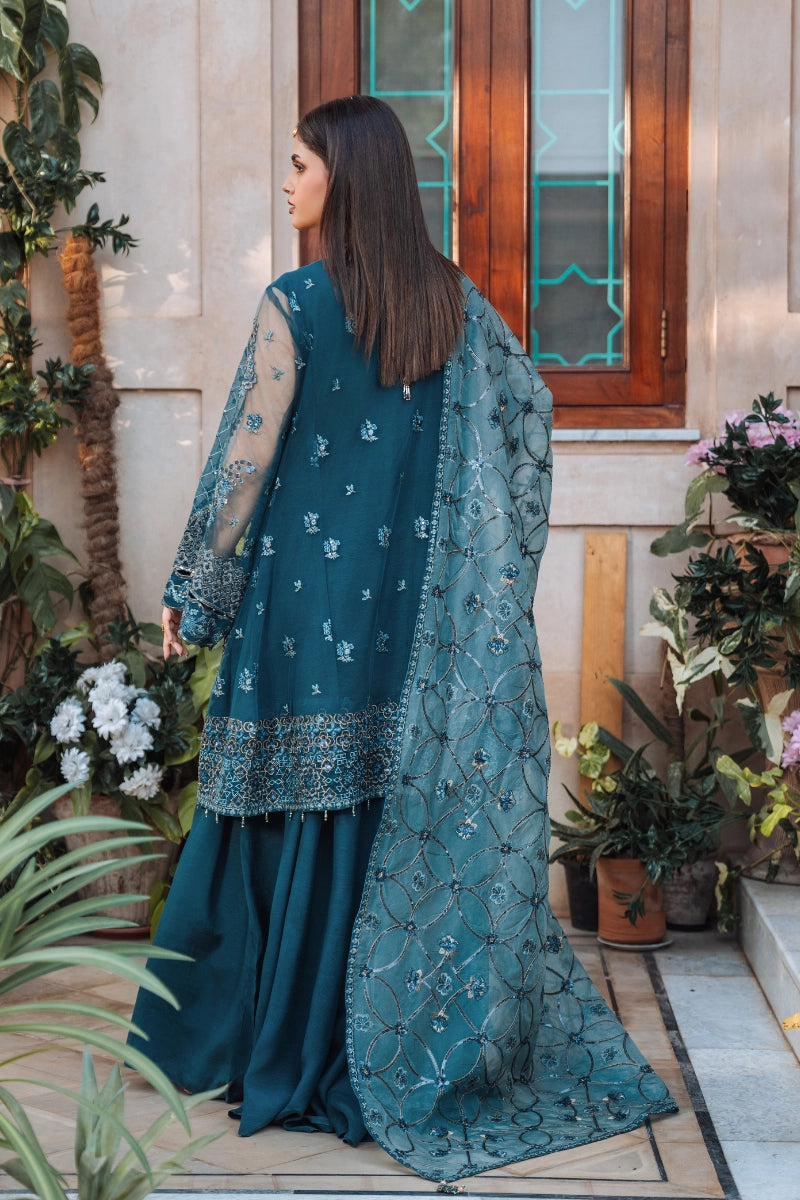 EMBROIDERED NET - FW25-002 - UNSTITCHED