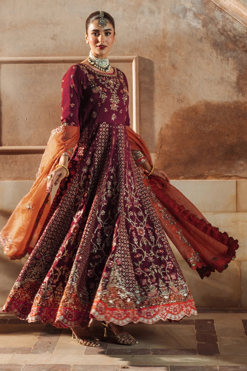 EMBROIDERED SILK - FW25-005 - UNSTITCHED