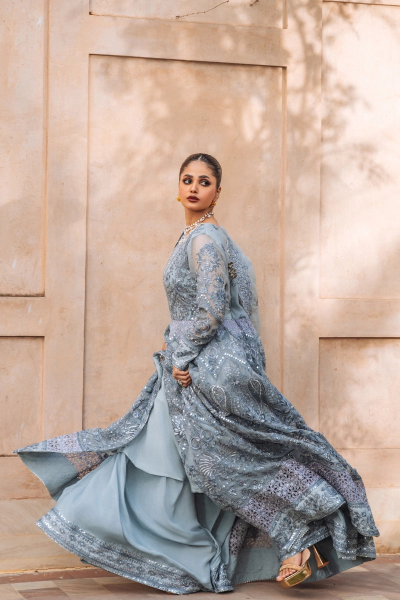 EMBROIDERED CHIFFON - FW25-007 - UNSTITCHED