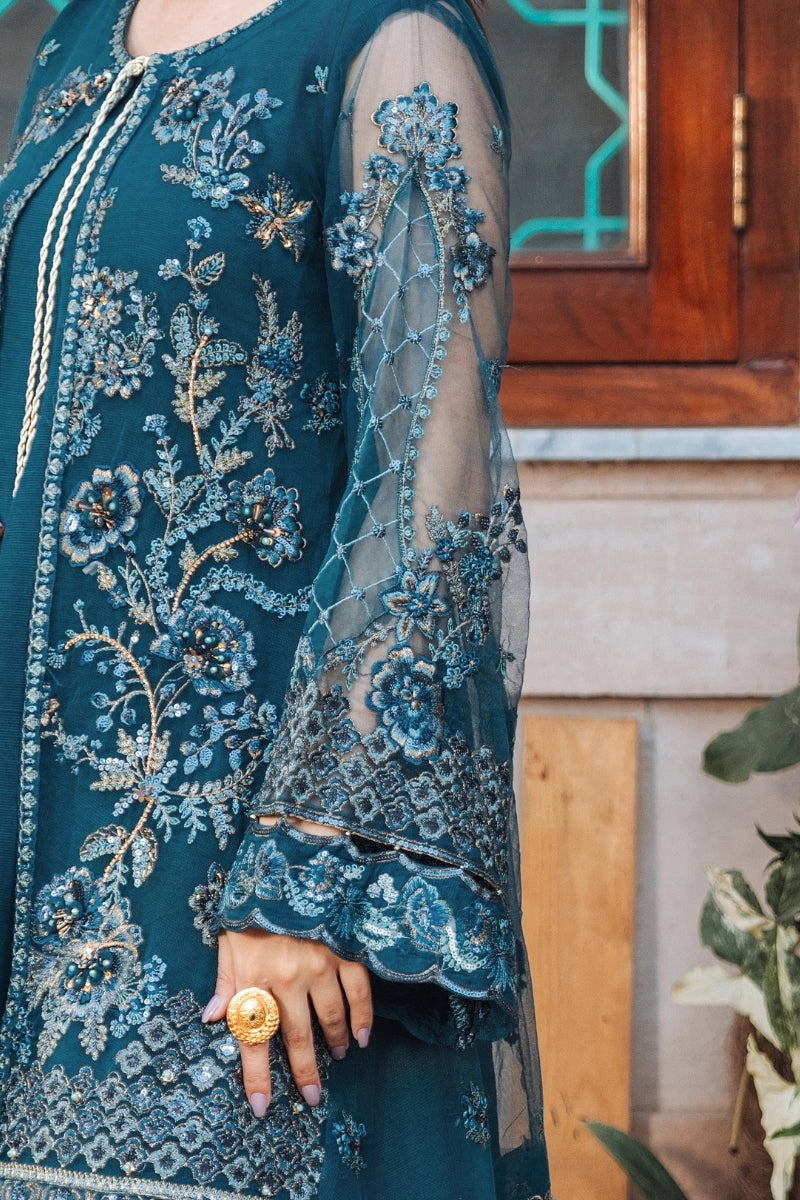 EMBROIDERED NET - FW25-002 - UNSTITCHED