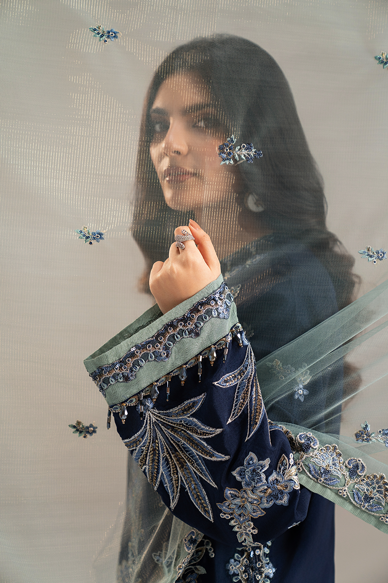 EMBROIDERED SILK - 26 - 03 - Unstitched