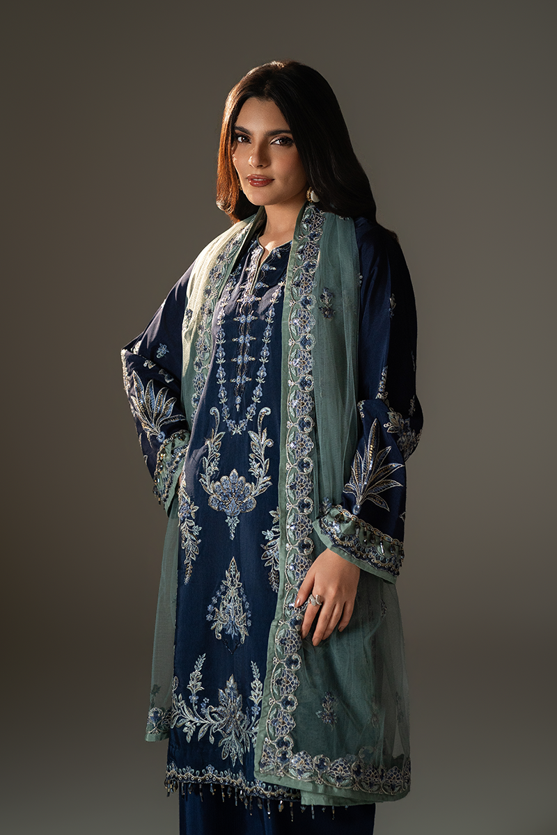 EMBROIDERED SILK - 26 - 03 - Unstitched