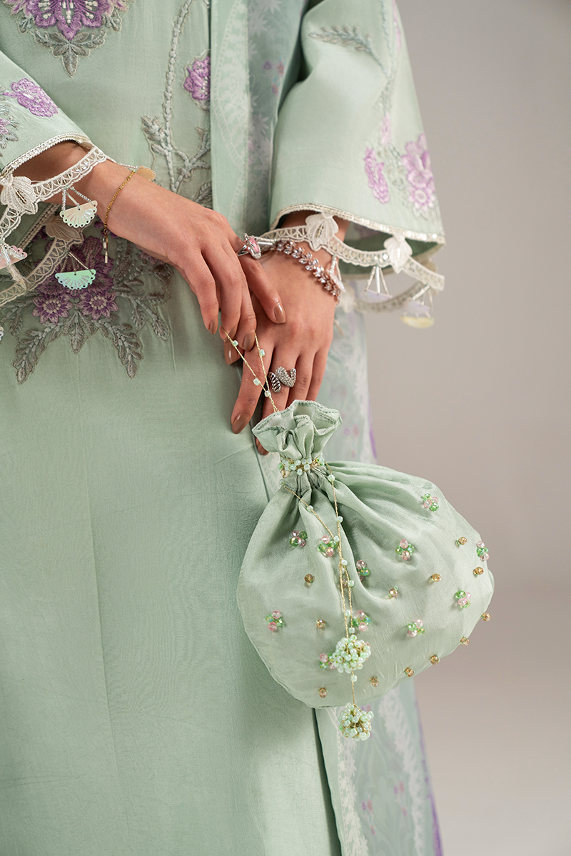 Embroidered Silk Pret - 26-03 - Ready to Wear