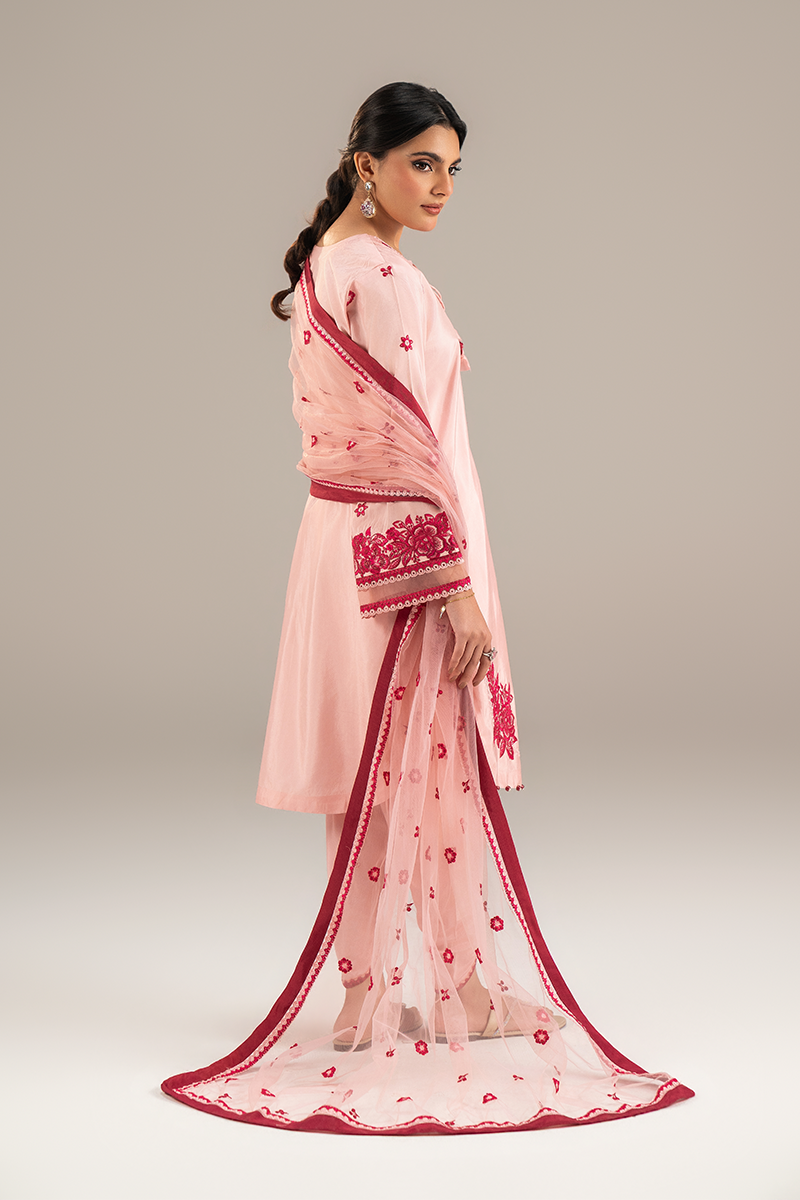 Embroidered Silk Pret - 26-01 - Ready to Wear