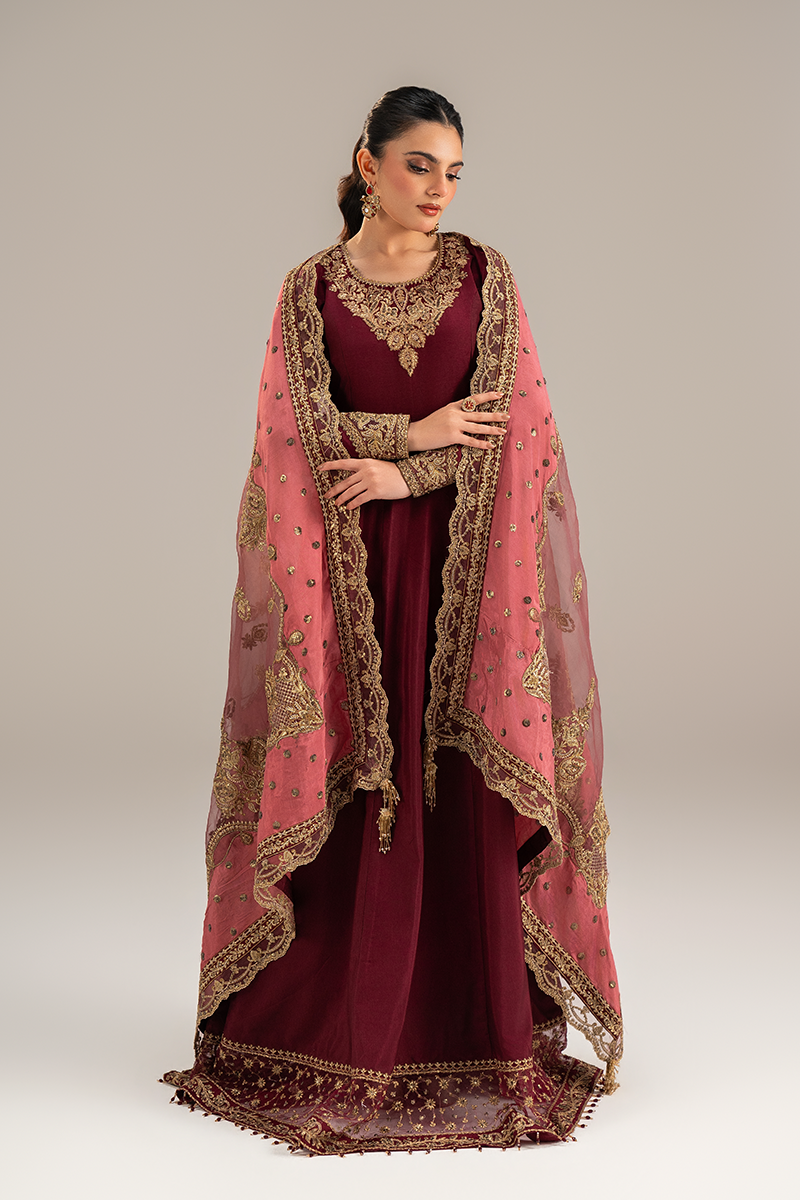 EMBROIDERED SILK - 26 - 02 - Unstitched