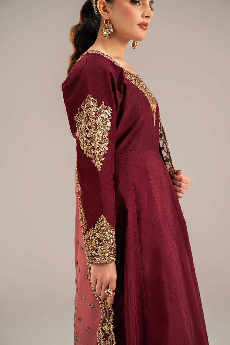 EMBROIDERED SILK - 26 - 02 - Unstitched