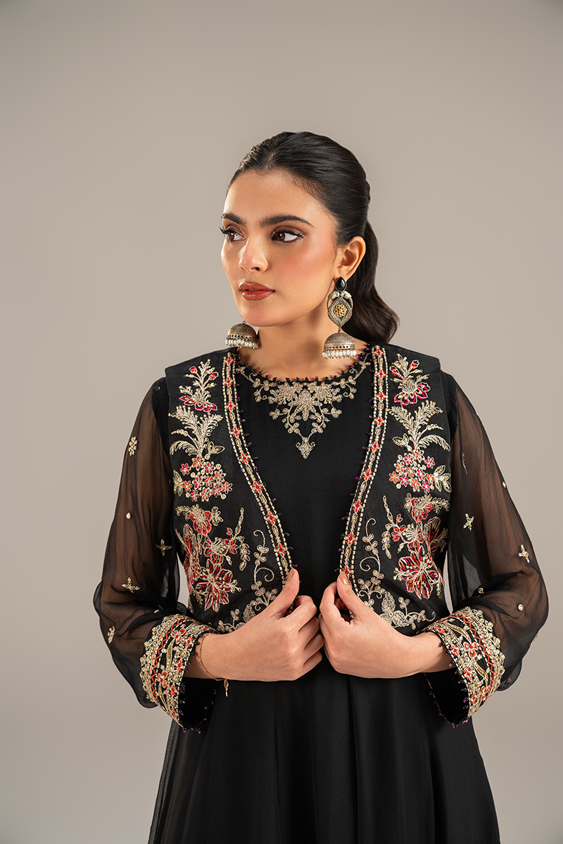 Embroidered Silk Pret - 26-04 - Ready to Wear