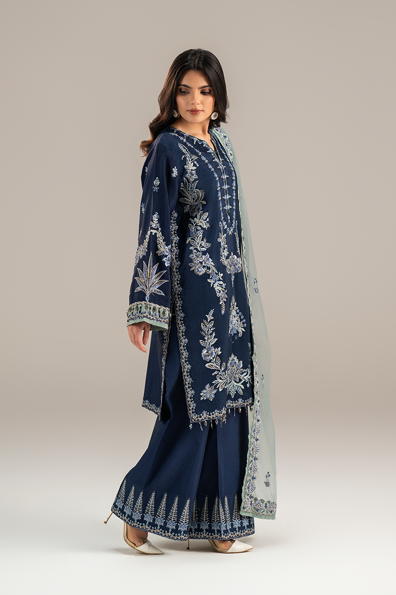 EMBROIDERED SILK - 26 - 03 - Unstitched