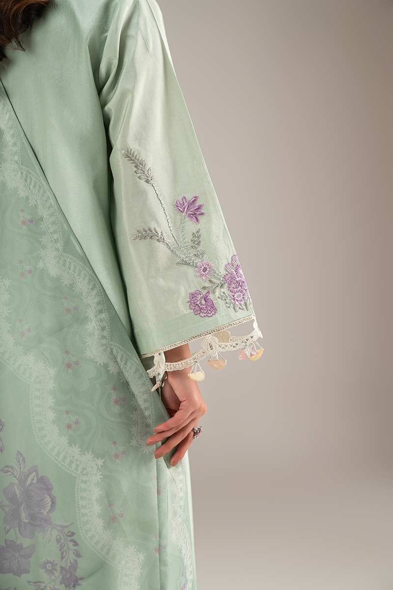 Embroidered Silk Pret - 26-03 - Ready to Wear