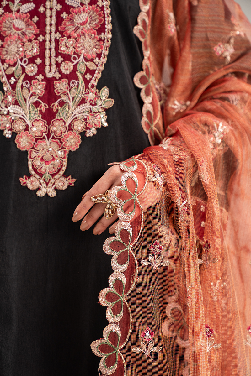 EMBROIDERED SILK - 26 - 01 - Unstitched