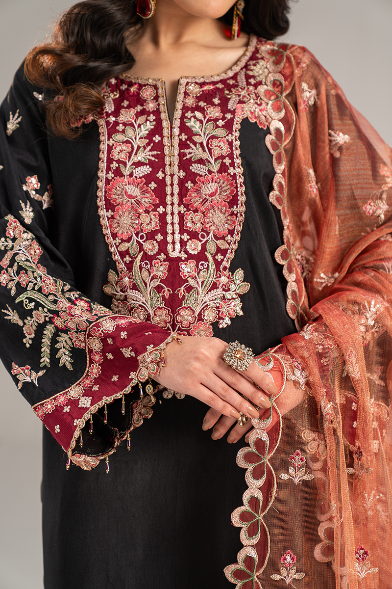 EMBROIDERED SILK - 26 - 01 - Unstitched