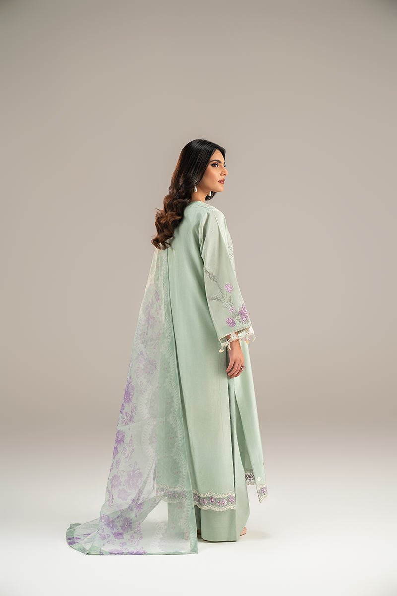 Embroidered Silk Pret - 26-03 - Ready to Wear