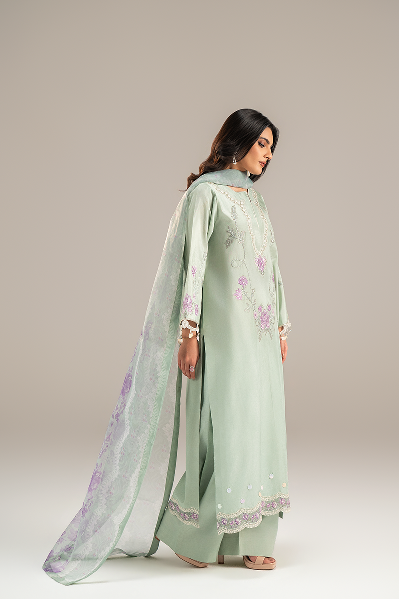 Embroidered Silk Pret - 26-03 - Ready to Wear