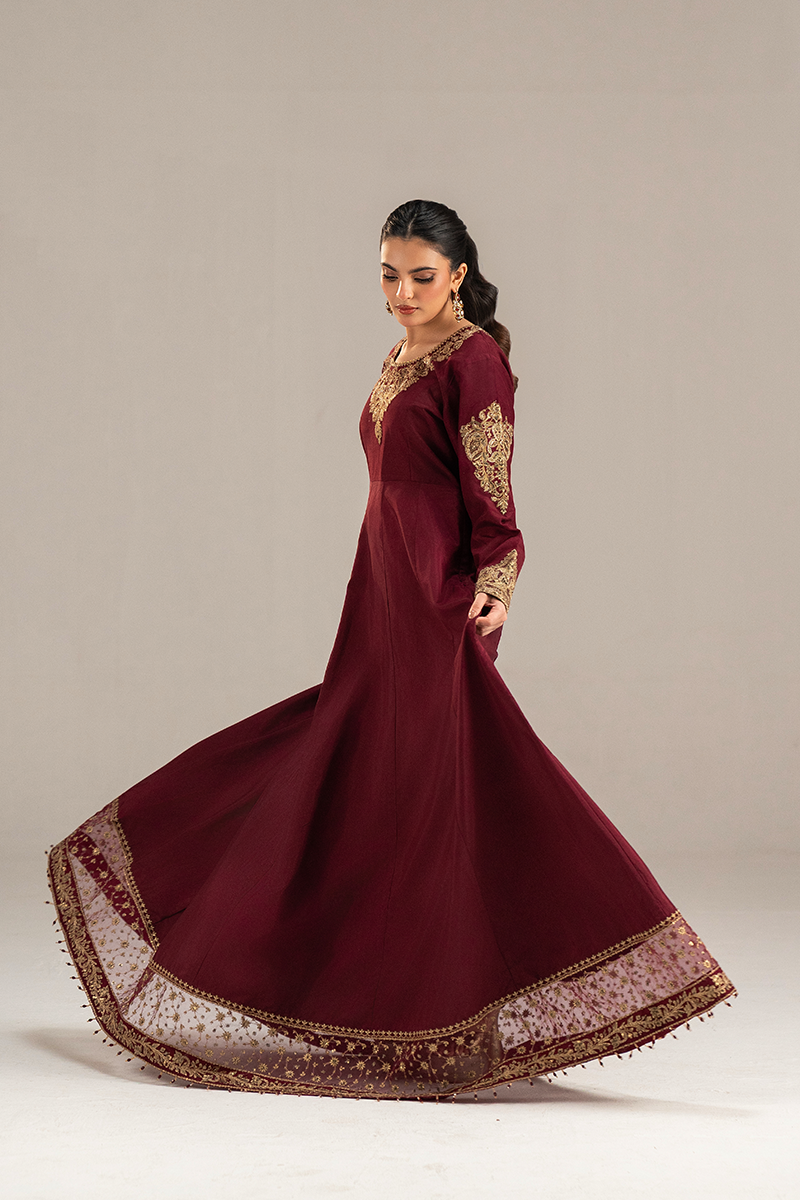 EMBROIDERED SILK - 26 - 02 - Unstitched