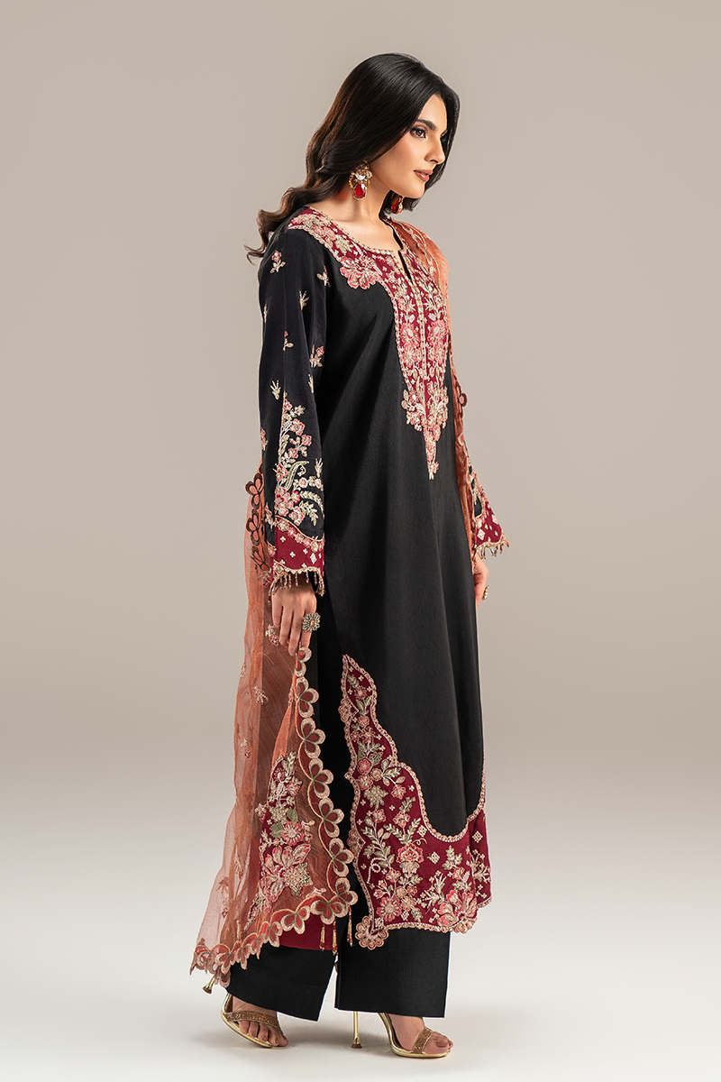 EMBROIDERED SILK - 26 - 01 - Unstitched