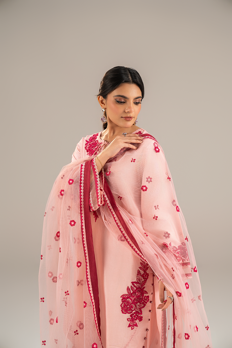 Embroidered Silk Pret - 26-01 - Ready to Wear