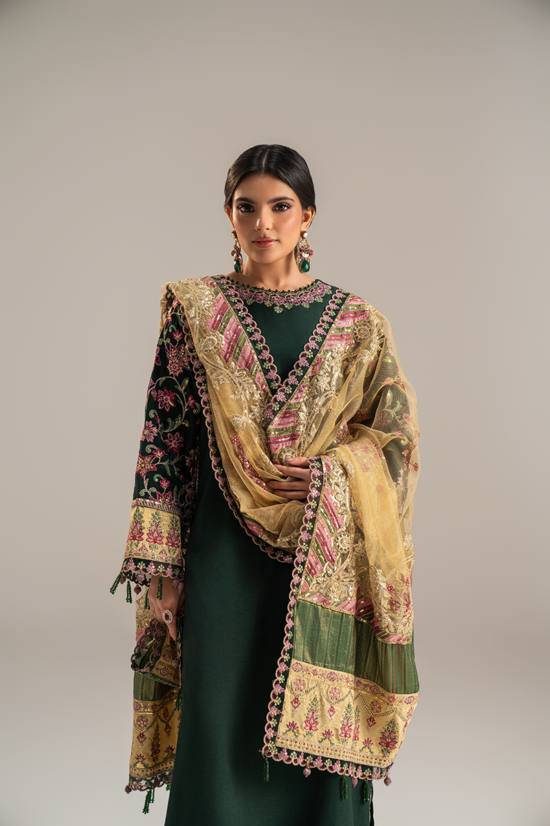 EMBROIDERED SILK - 26 - 04 - Unstitched