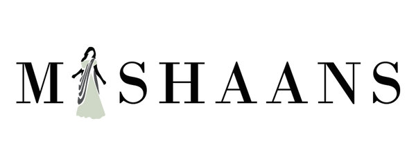 Logo of Mashaans with a stylized dress icon on a white background
